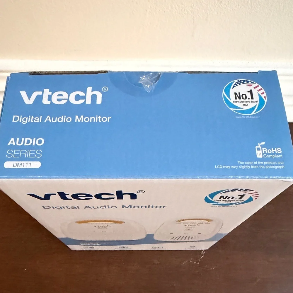 Like new VTech Audio Baby Monitor, used 1 Week - Picture 5 of 5